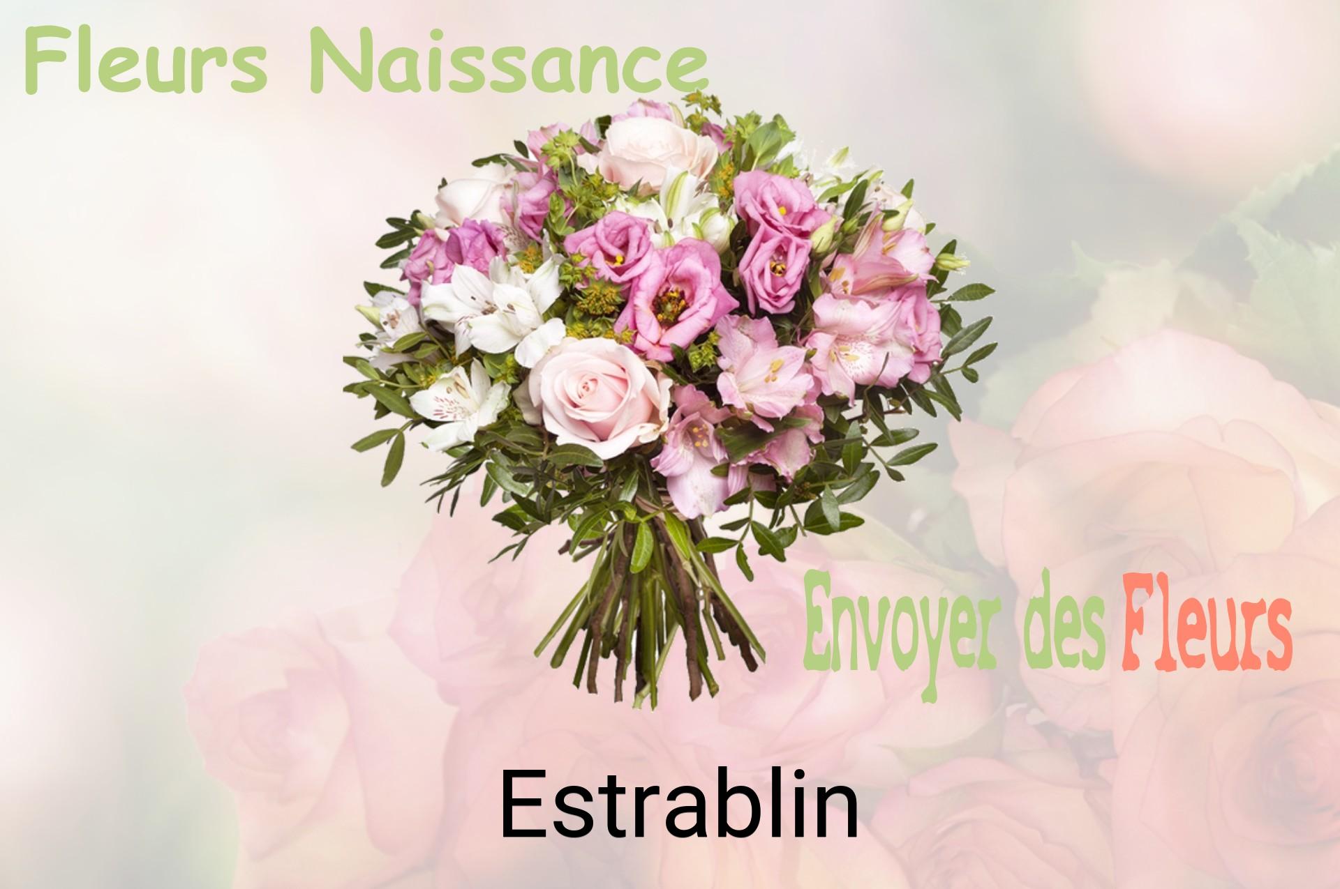 Bouquet de fleurs de naissance livré à Estrablin